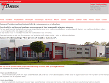 Tablet Screenshot of jansenpoedercoating.nl